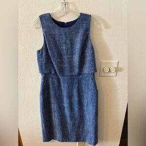J. Crew Blue Sleeveless Dress, size 10T